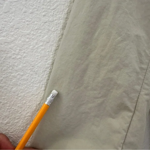 Banana Republic Khaki Rain Coat - Minimalist Quiet Luxury Trench - S - Picture 3 of 7